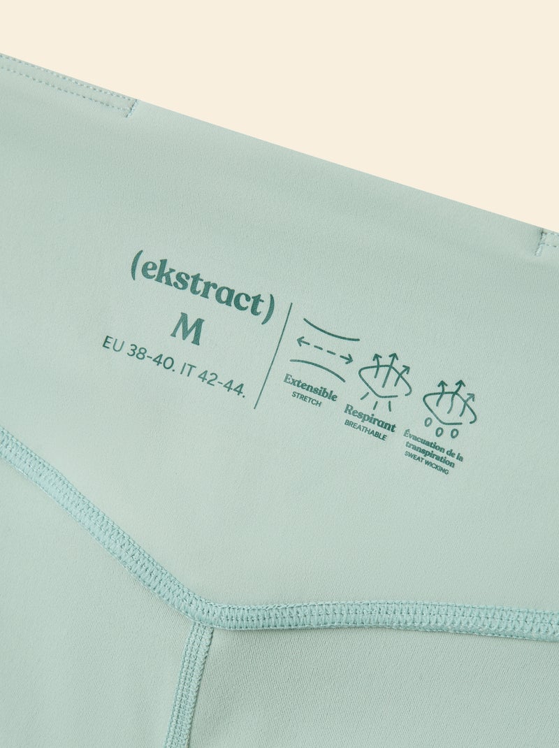Leggings de desporto com bolsos - (ekstract) Verde - Kiabi