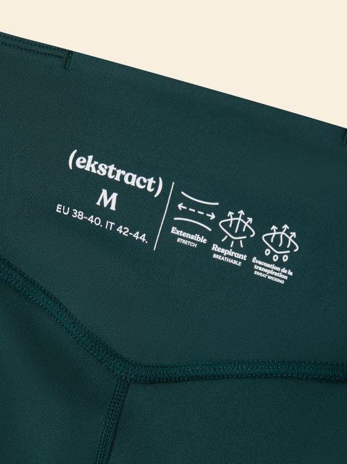 Leggings de desporto com bolsos - (ekstract) - Kiabi