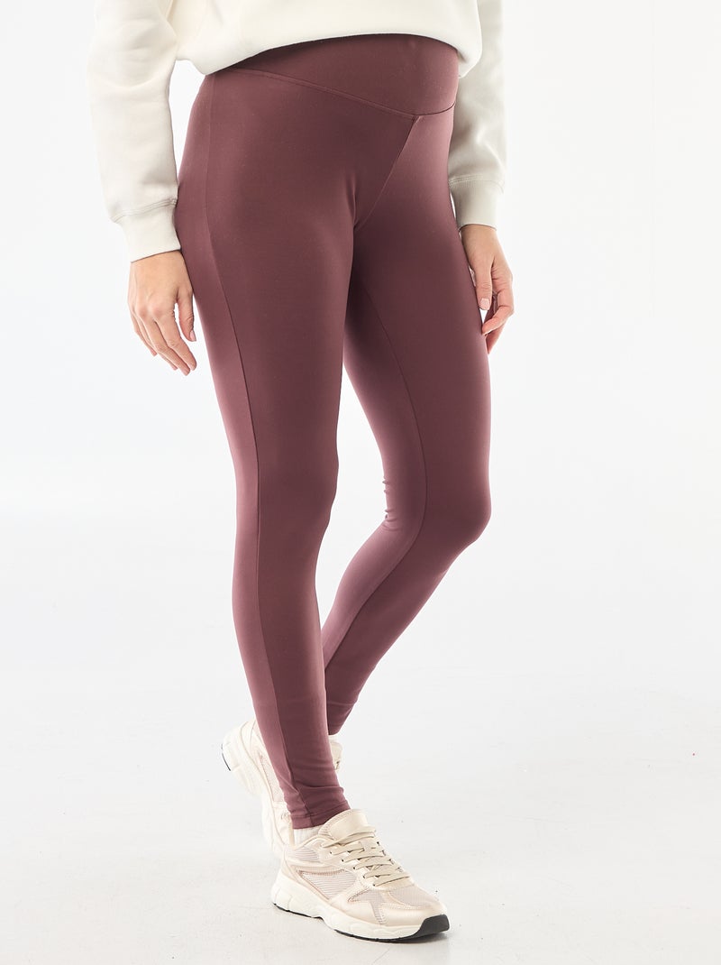 Leggings de desporto de gravidez Violeta - Kiabi
