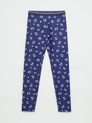 Leggings de desporto em material elástico