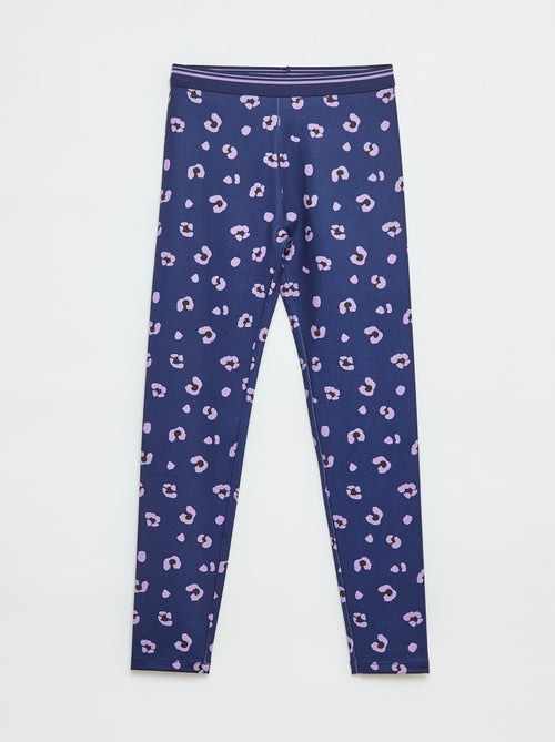 Leggings de desporto em material elástico - Kiabi