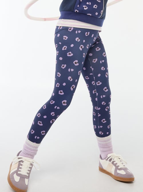 Leggings de desporto em material elástico - Kiabi