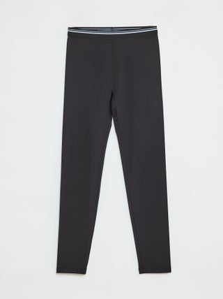 Leggings de desporto em material elástico