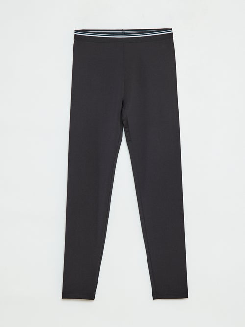 Leggings de desporto em material elástico - Kiabi