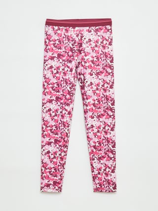 Leggings de desporto em material elástico