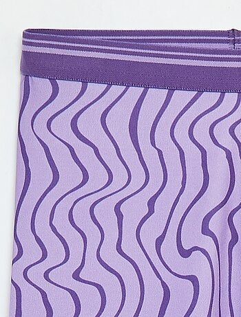 Leggings de desporto em material elástico