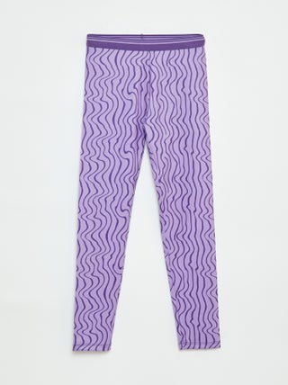 Leggings de desporto em material elástico