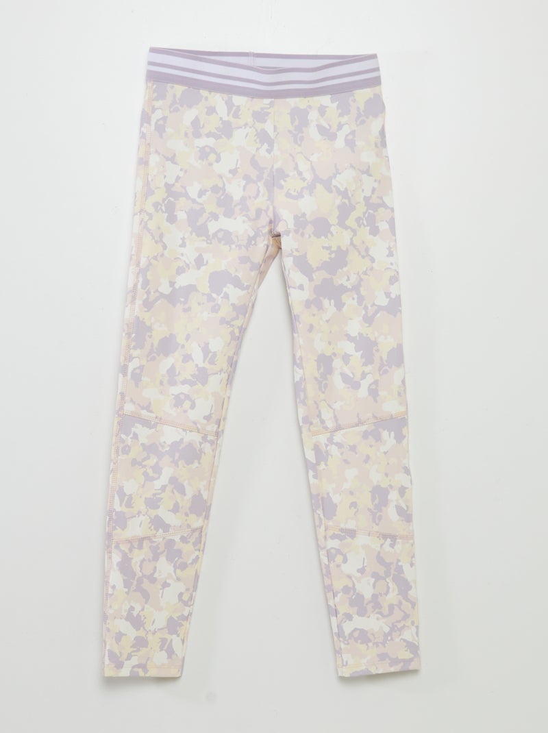 Leggings de desporto em microfibra ROSA - Kiabi