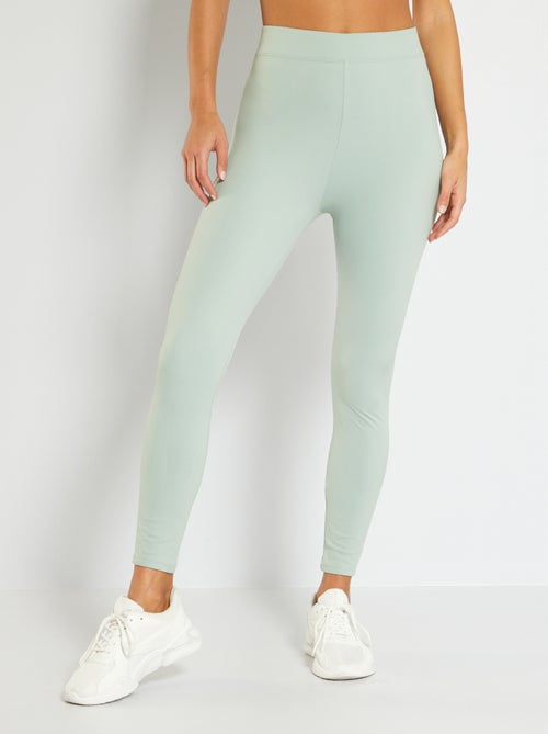 Leggings de desporto em microfibra - Kiabi