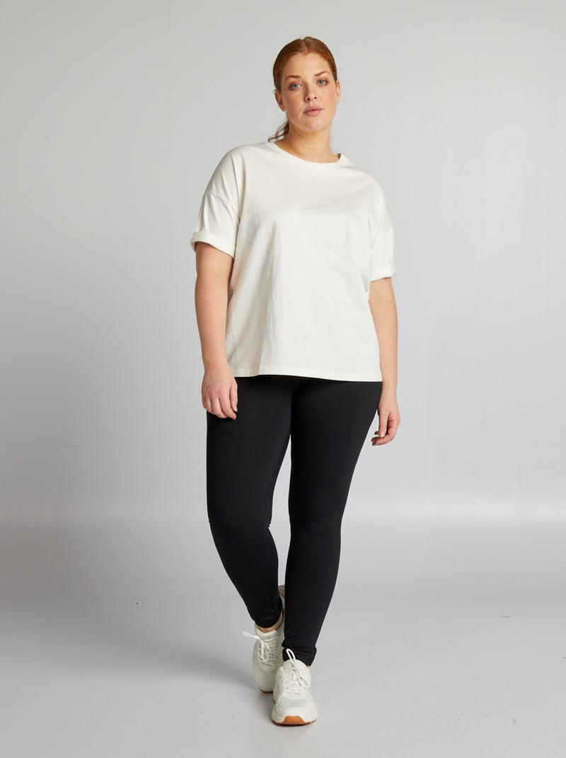 Leggings de desporto em neopreno Preto - Kiabi
