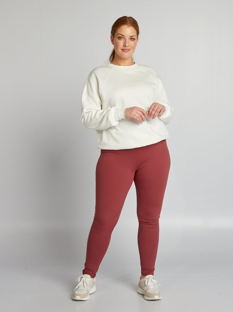 Leggings de desporto em neopreno VERMELHO - Kiabi
