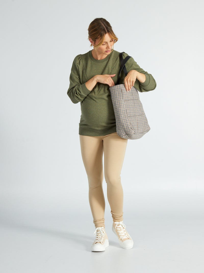 Leggings de grávida BEGE - Kiabi
