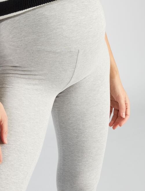 Leggings de grávida com estampado em tecido ultra suave - MARROM - Kiabi -  15.00€