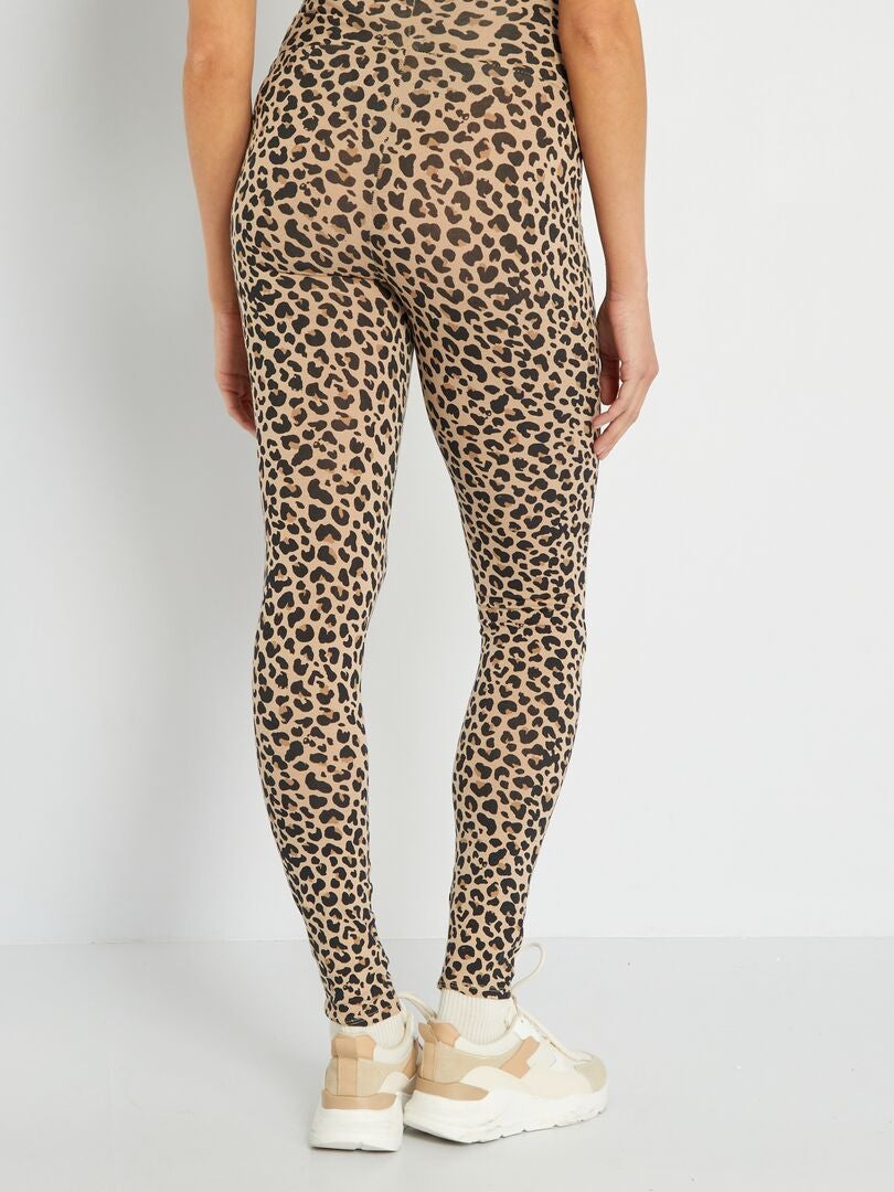 Leggings de grávida com motivo 'leopardo