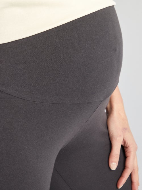 Leggings de grávida compridas em jersey lisa - Kiabi