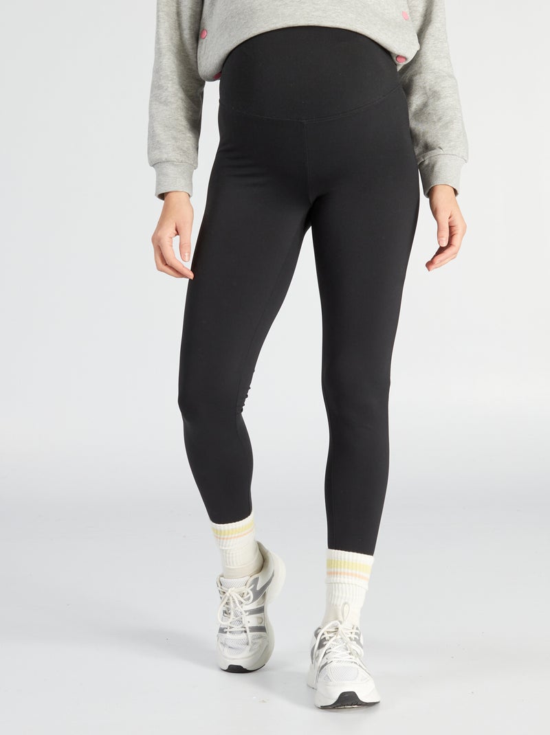 Leggings de grávida de desporto Preto - Kiabi