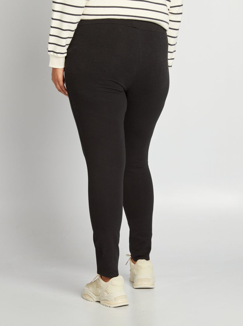 Leggings de grávida de malha elástica Preto - Kiabi