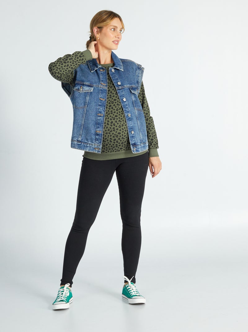 Leggings de grávida Preto - Kiabi