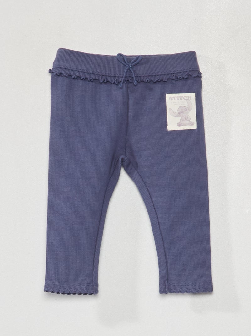 Leggings de malha canelada VIOLETA - Kiabi