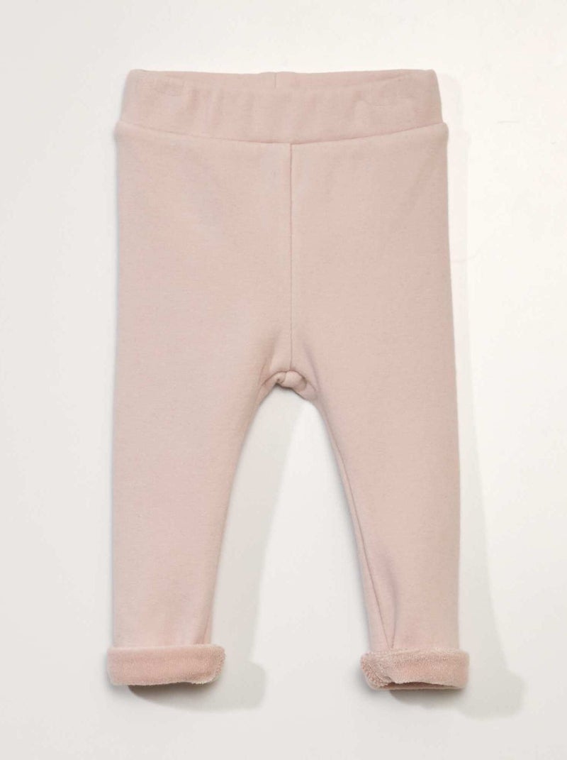 Leggings de malha elástica ROSA - Kiabi