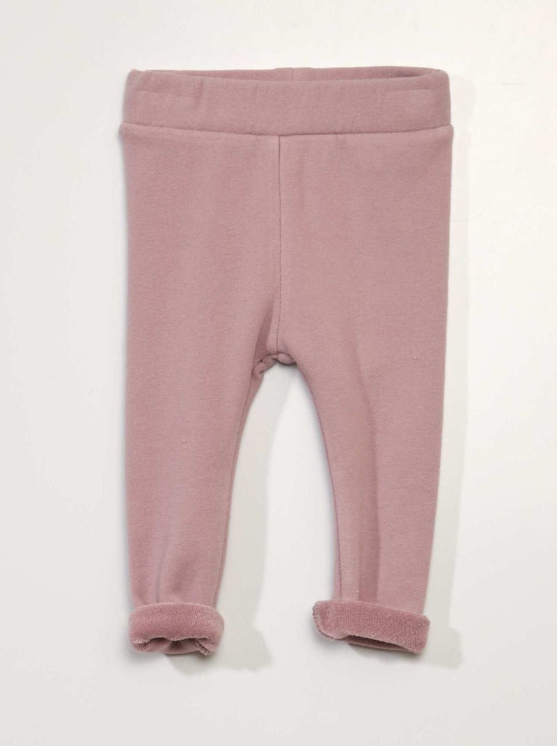 Leggings de malha elástica ROSA - Kiabi