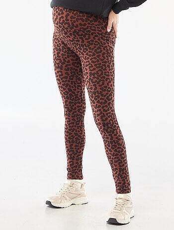 Leggings de maternidade com estampado