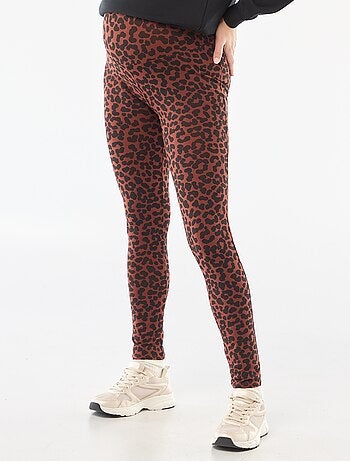 Leggings de maternidade com estampado
