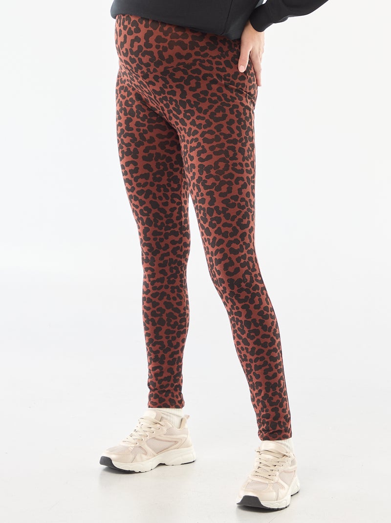 Leggings de maternidade com estampado Verde - Kiabi