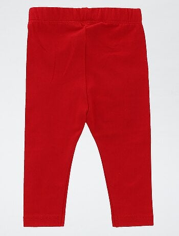 Leggings de Natal com estampado 'Snoopy' em jersey de algodão liso