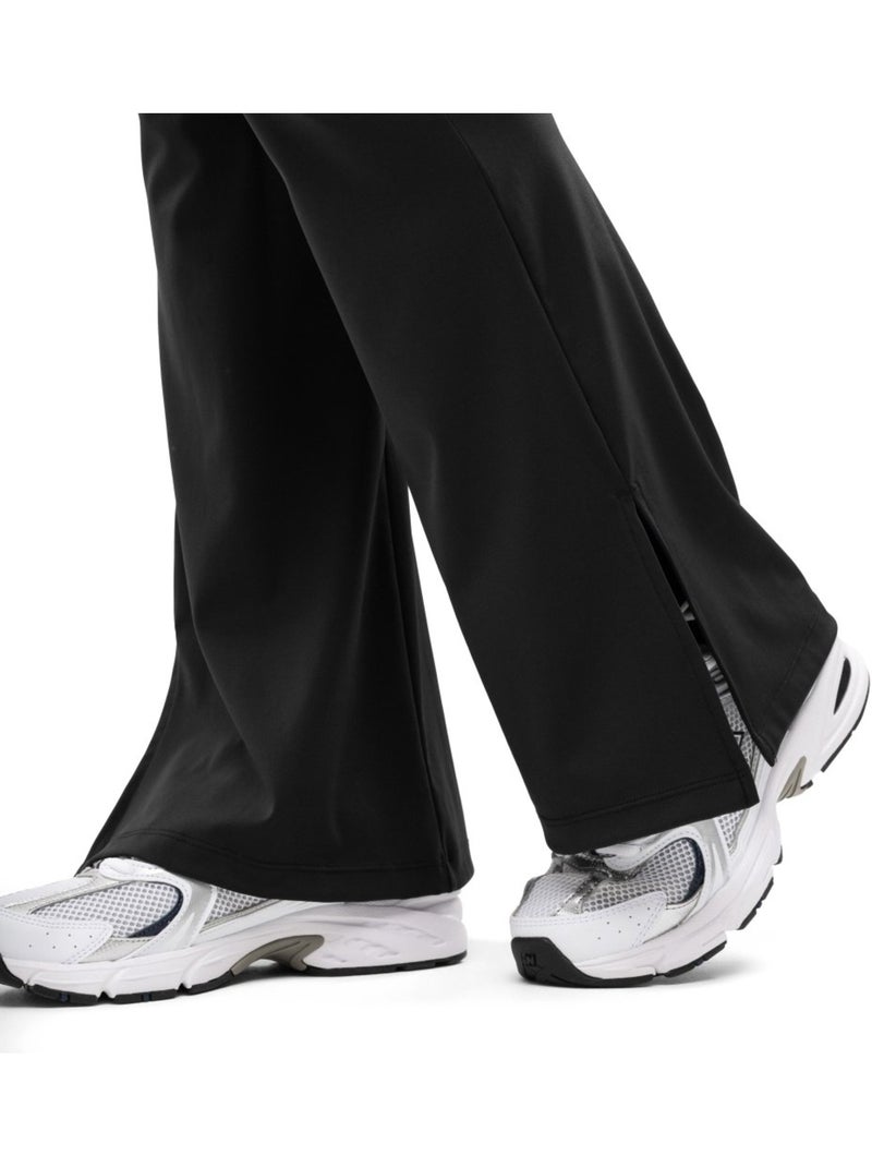 Leggings de treino à boca de sino para mulher Preto - Kiabi