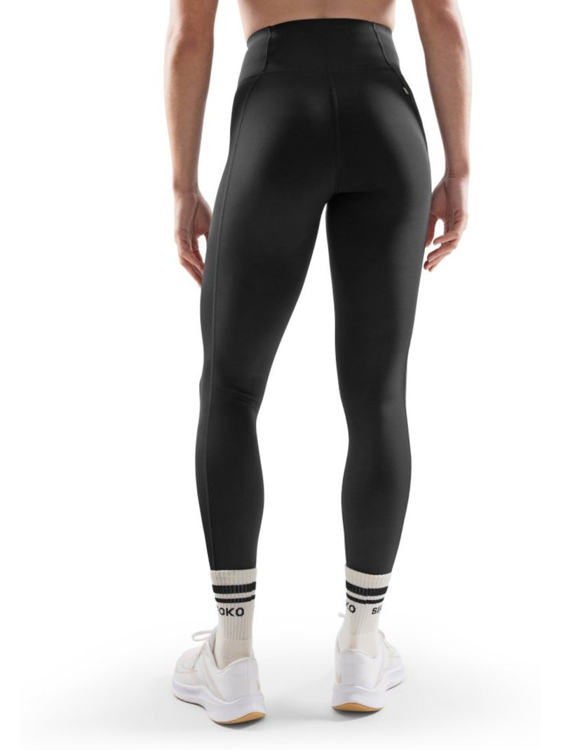 Leggings de treino corte laser para mulher Preto - Kiabi
