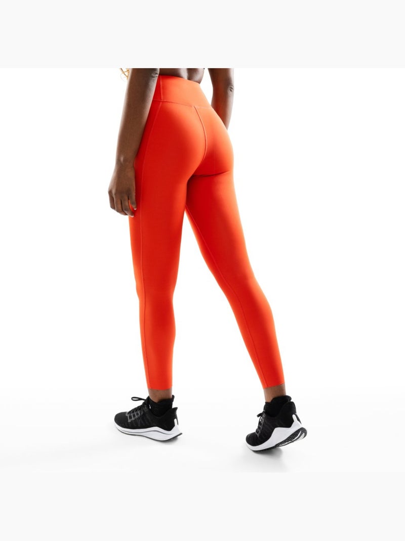 Leggings de treino corte laser para mulher Vermelho - Kiabi