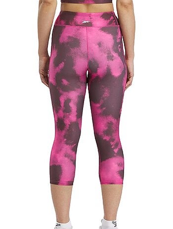Leggings de treino reebok para mulher rosa/malva