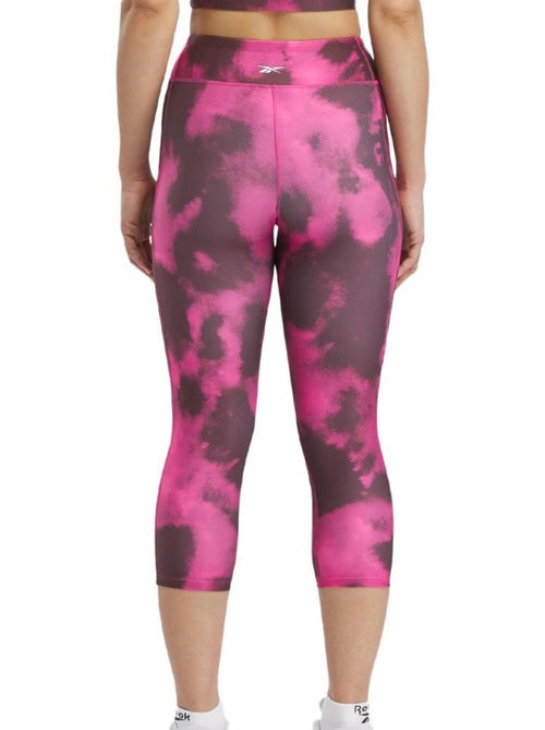 Leggings de treino reebok para mulher rosa/malva - Kiabi