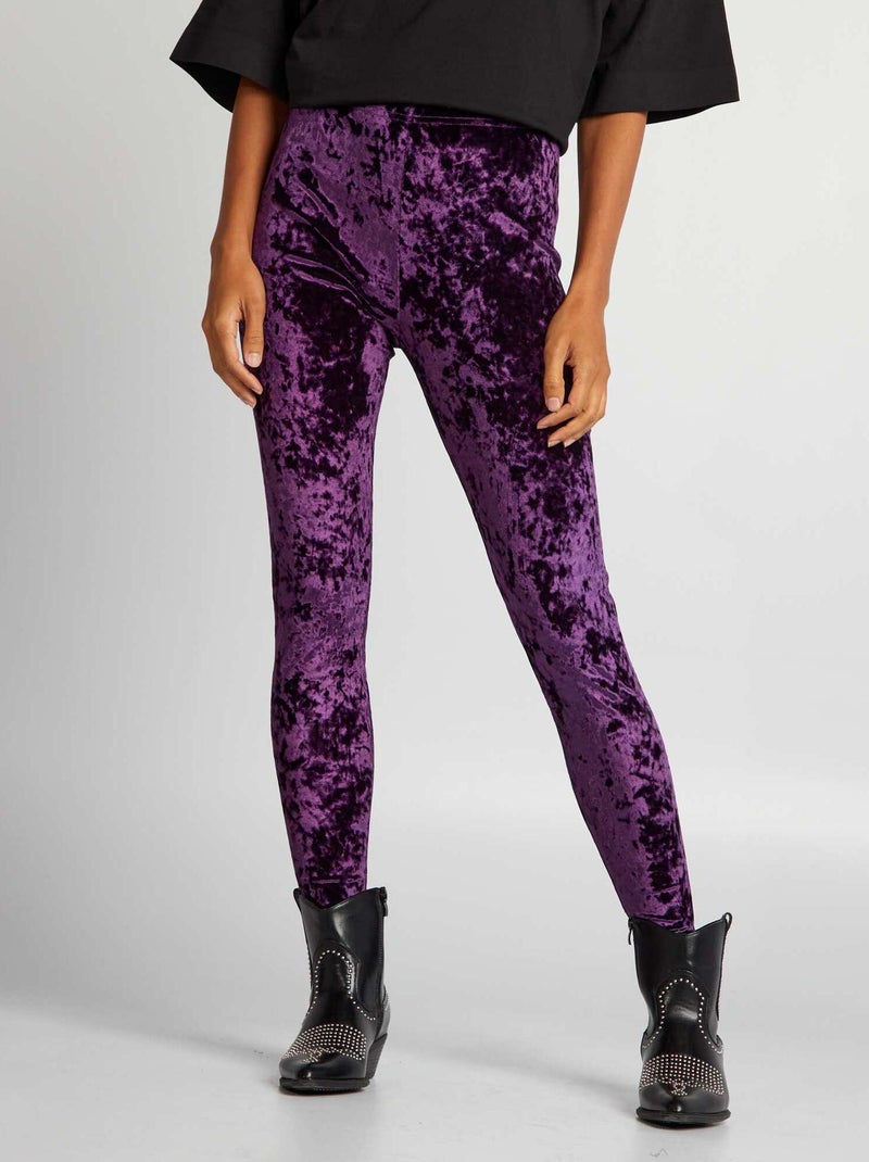 Leggings de veludo VIOLETA - Kiabi