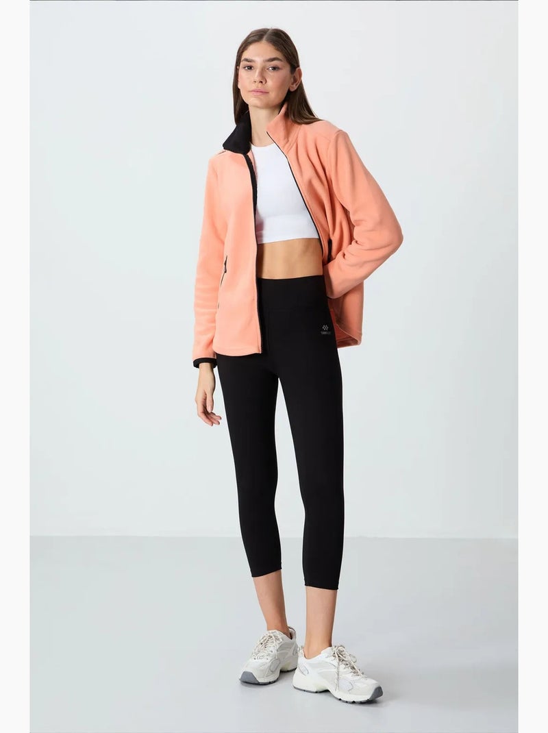 Leggings desportivas capri de cintura subida tommy Preto - Kiabi