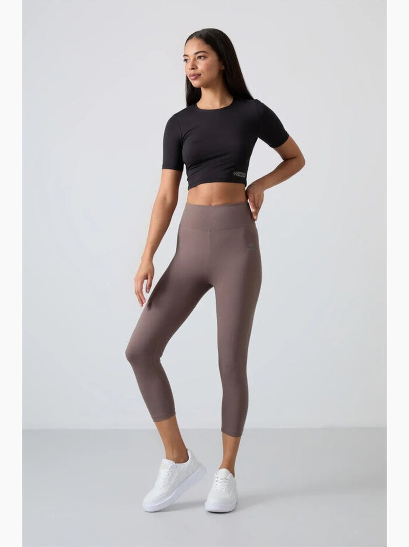 Leggings desportivas corsário de cintura subida tommy Azul-marinho - Kiabi