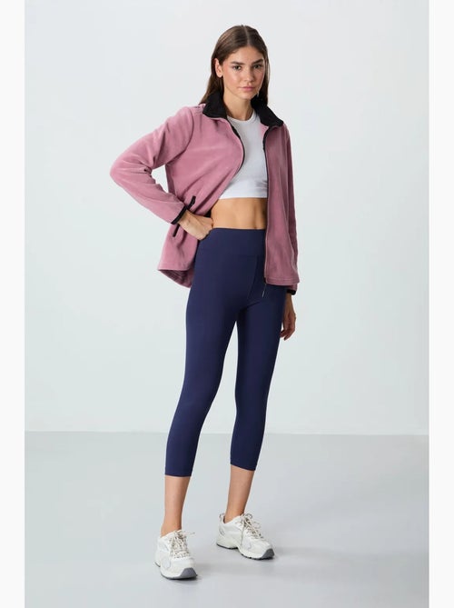 Leggings desportivas corsário de cintura subida tommy - Kiabi
