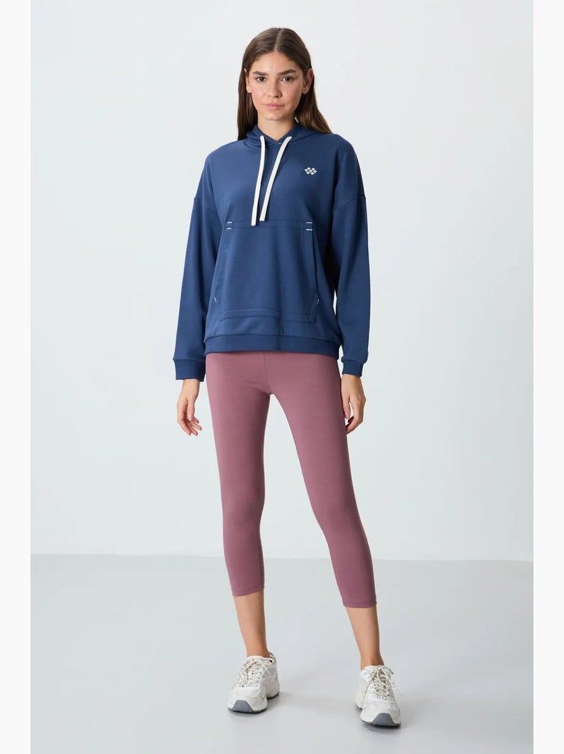 Leggings desportivas corsário de cintura subida tommy Azul-marinho - Kiabi