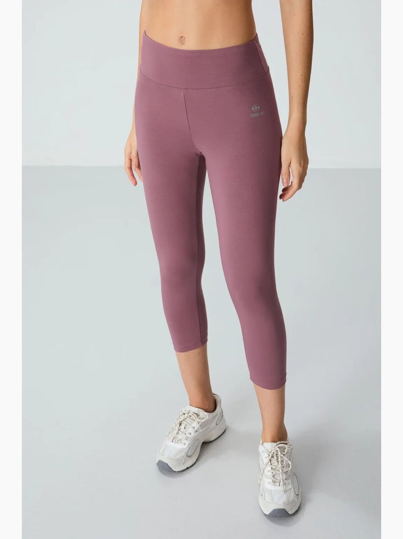 Leggings desportivas corsário de cintura subida tommy Azul-marinho - Kiabi
