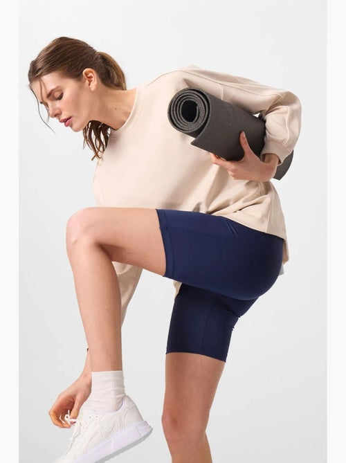 Leggings desportivas curtas de cintura subida slim fit tommy - Kiabi Leggings desportivas curtas de cintura subida slim fit tommy - Kiabi