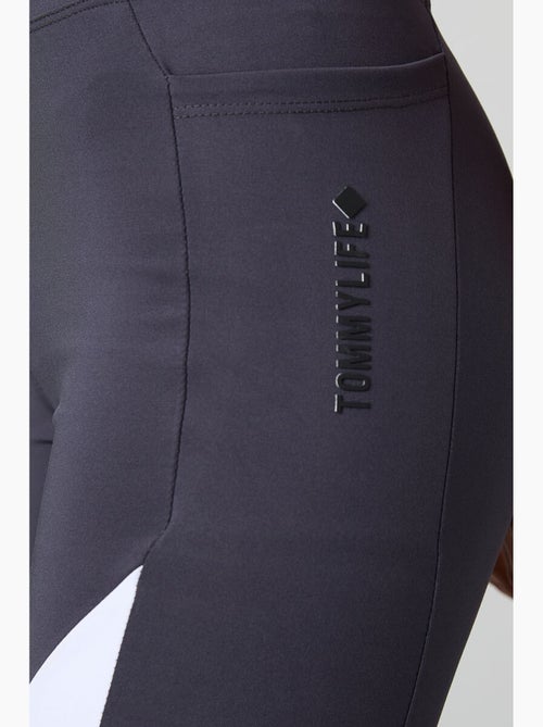 Leggings desportivos curtos de cintura subida tommy - Kiabi Leggings desportivos curtos de cintura subida tommy - Kiabi
