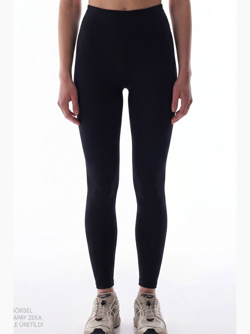 Leggings easy feel ao tornozelo de cintura subida penti - Kiabi Leggings easy feel ao tornozelo de cintura subida penti - Kiabi