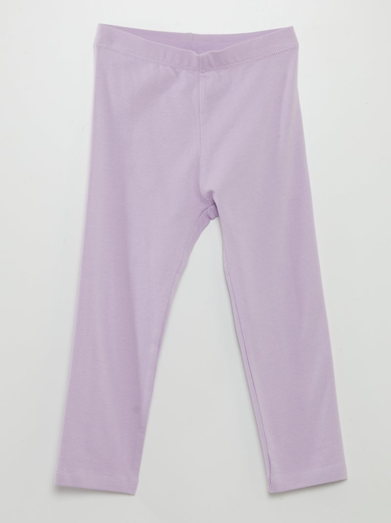 Leggings elásticas com corte 3/4 abaixo do joelho VIOLETA - Kiabi