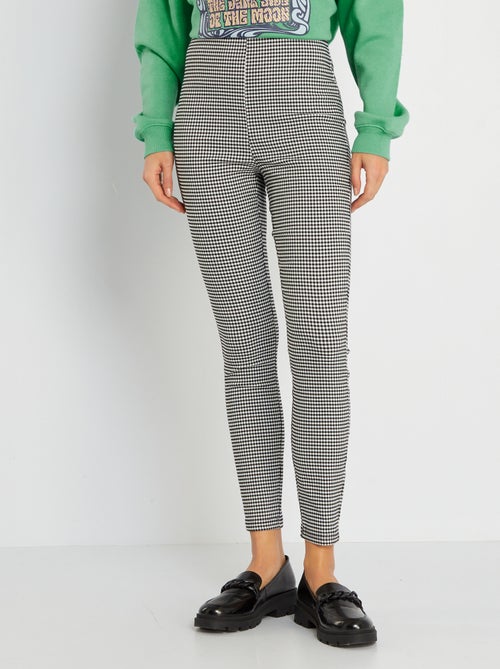 Leggings elásticas 'vichy' - Kiabi