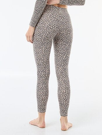 Legging elástico com cintura elástica