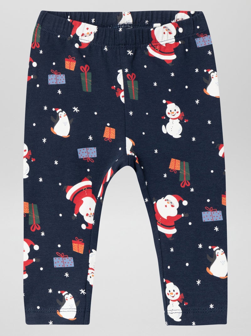 Leggings em jersey com motivo de fantasia AZUL - Kiabi