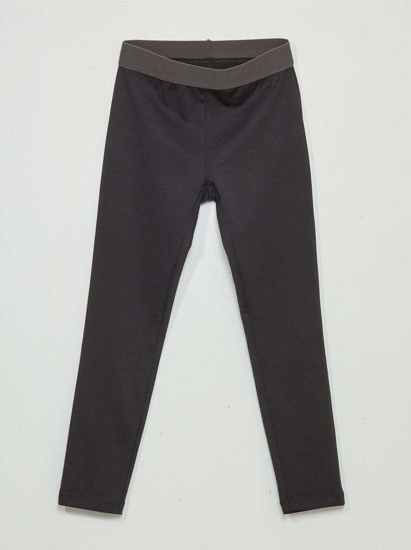 Leggings em jersey Preto - Kiabi