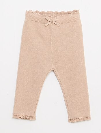 Leggings em malha compacta