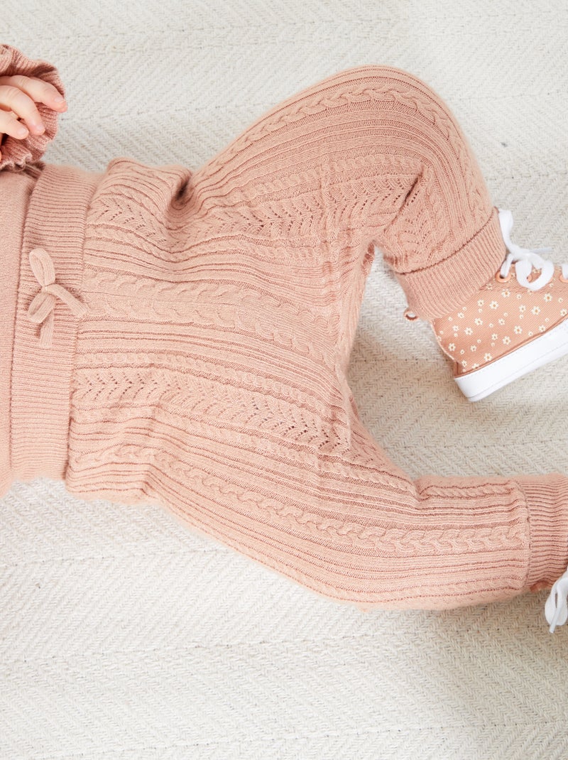 Leggings em malha de fantasia ROSA - Kiabi